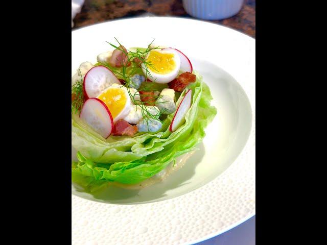 *** ELEVATED Wedge Salad Plating- For Corporate Flight Attendants