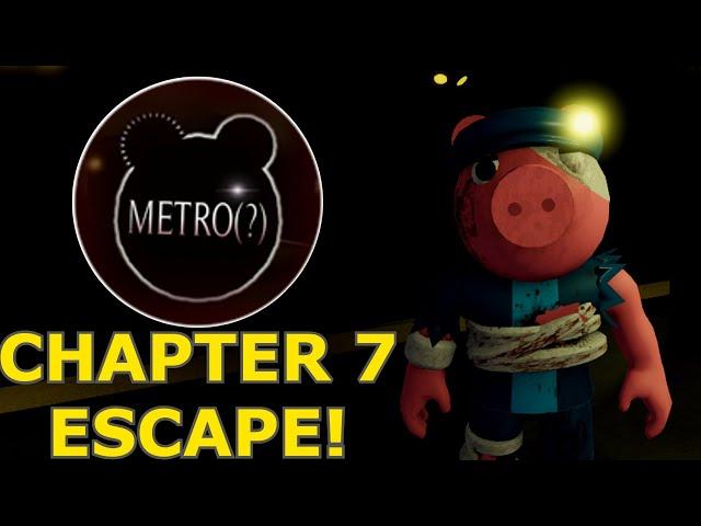 How to ESCAPE CHAPTER 7 - METRO in PIGGY: THE RESULT OF ISOLATION! - Roblox
