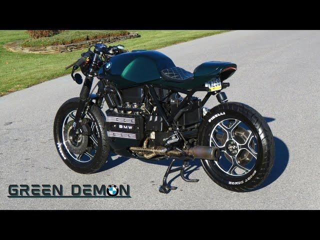 "GREEN DEMON" - BMW Café Racer Build Time Lapse