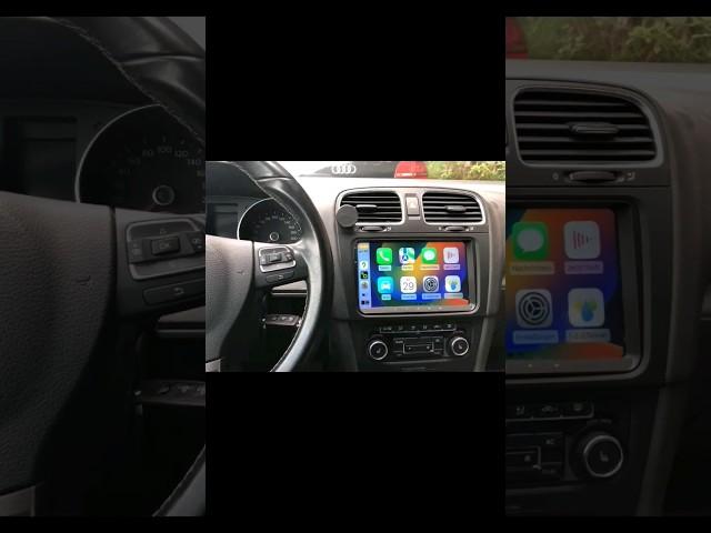 VW Golf wireless Apple CarPlay head unit. #eonon #carstereo #vw