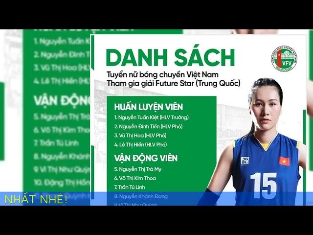 Lịch thi đấu giải bóng chuyền Thượng Hải Future Stars hôm nay: Việt Nam gặp U.21 Canada