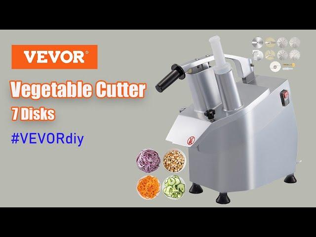 VEVOR Multi-Functional Food Processor - Vegetable Cutter Commercial