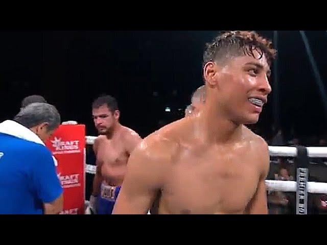 Freudis Rojas Jr's 11th Win - Diego Santiago Sanchez Beaten Badly