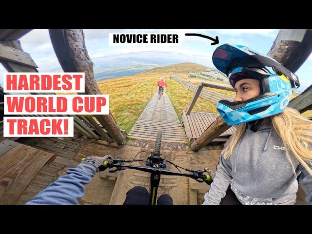 CAN A NOVICE RIDER GET DOWN THE HARDEST DOWNHILL WORLD CUP TRACK?