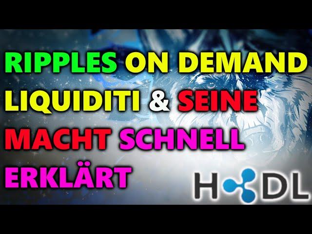 Ripples On Demand Liquiditi (ODL) erklärt & wie Ripple mit XRP die Welt verändern wird! RippleNet