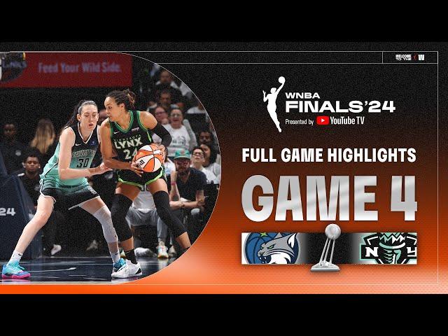 New York Liberty vs. Minnesota Lynx | FULL GAME HIGHLIGHTS | WNBA Finals Game 4