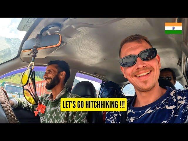 HOW KASHMIR TREATS A GERMAN ?! Hitchhiking from Sonmarg to Leh (Part1) 