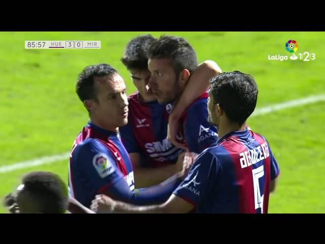 Goal of Golazo de Borja Lázaro (3-0) SD Huesca vs CD Mirandés