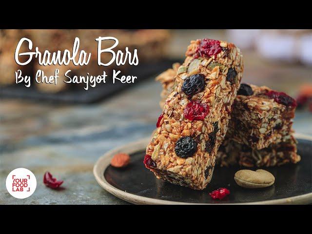 No Oven Granola Bars Recipe | ग्रेनोला बार | Chef Sanjyot Keer