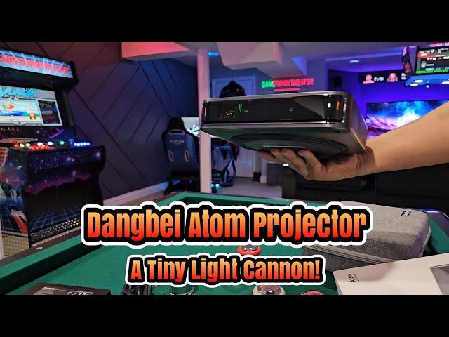 Dangbei Atom Review - Inexpensive Laser Projector with 1200 Lumens! A Tiny Light Cannon!