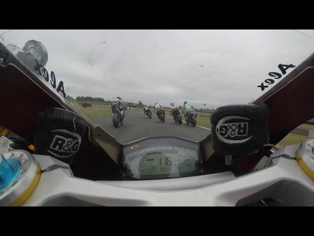 Départ european bike carole 2018 ducati 959 panigale crash