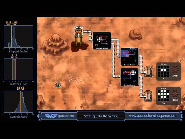 SpaceChem 3.4 Settling into the Routine