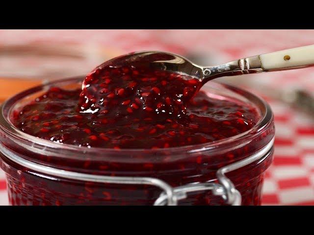 Raspberry Jam Recipe Demonstration - Joyofbaking.com