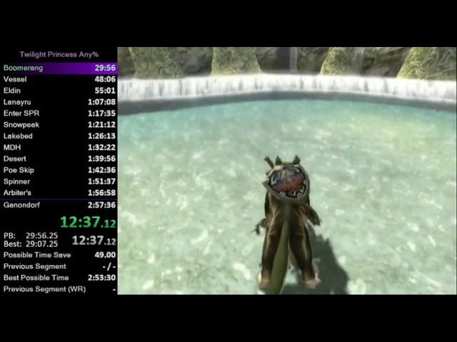 Zelda: Twilight Princess Speedrun in 2:56:35 (Livestream Version)