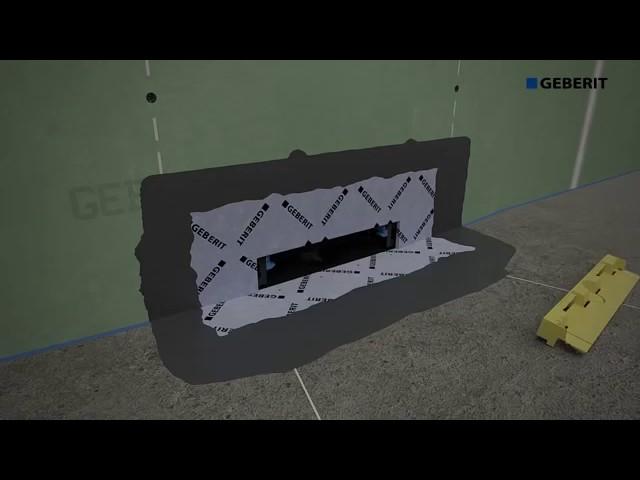 Установка душевого трапа Geberit