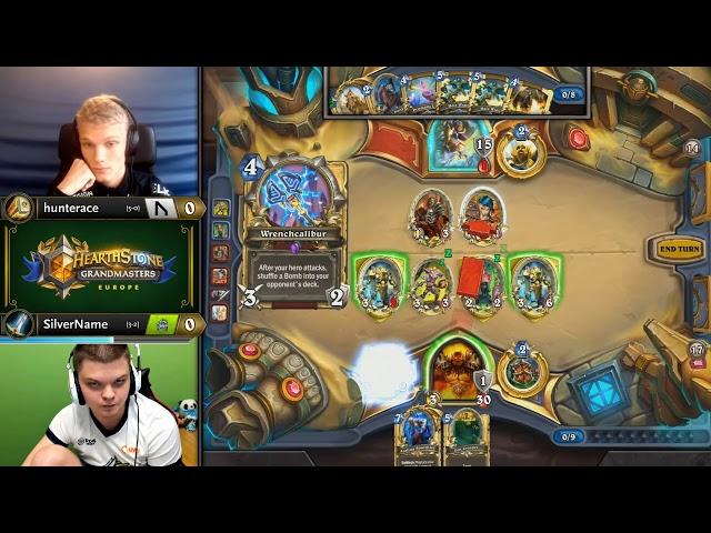 SilverName vs Hunterace - Hearthstone Grandmasters Europe S2 2019 - Week 3