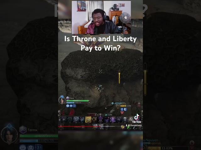 is pay to win a problem in throne and liberty? #reaction #reviews #throneandliberty