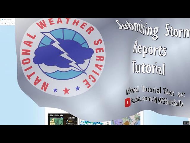 How to Submit a Storm Report