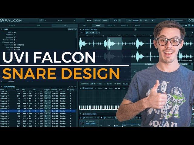 UVI Falcon Snare Design & Drums [Sound Design // Samples // Tutorial]