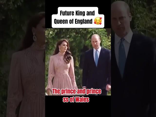 Future king and queen of England Prince William and Princess Catherine