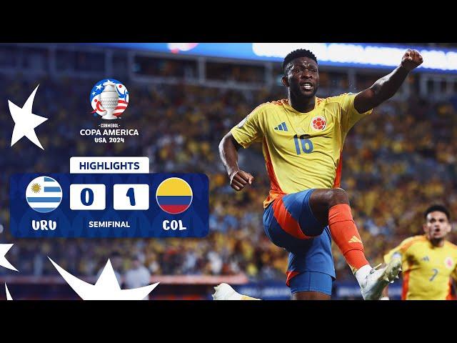 URUGUAY 0-1 COLOMBIA | HIGHLIGHTS | CONMEBOL COPA AMÉRICA USA 2024™