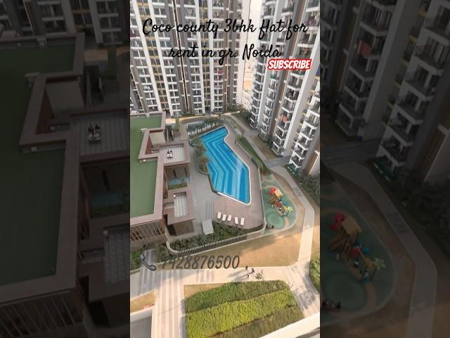 Coco County 3Bhk flat available for rent | greater noida #3bhk #shorts #viralvideo #homedecor