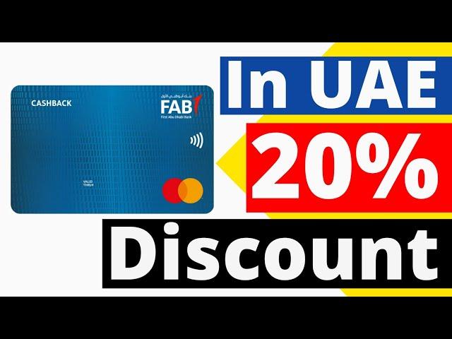 FAB Cashback Credit Card | Best cashback credit card in dubai | UAE Credit Card 2023