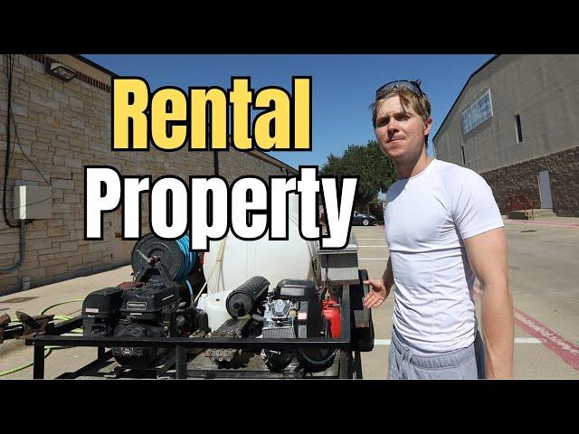 Day in My Pressure Washing Business | 3rd Rental Property