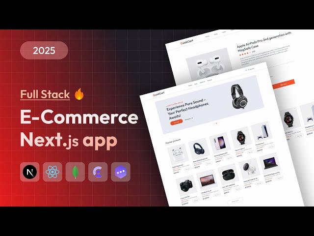 How to Create Full Stack E-Commerce App Using Next.js | Next JS Full Stack Ecommerce Project