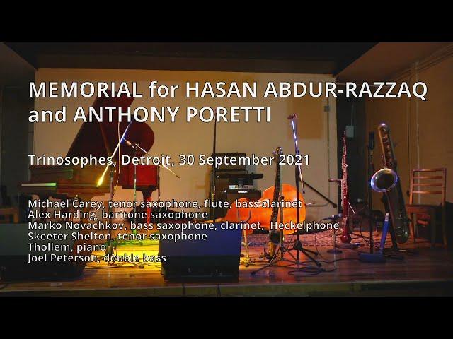 Tribute to Hasan Abdur-Razzaq and Anthony Poretti