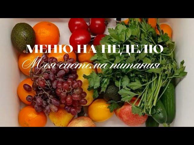 МЕНЮ НА НЕДЕЛЮ ДЛЯ СЕМЬИПЛАНИРОВАНИЕ МЕНЮ И РЕВИЗИЯ В ХОЛОДИЛЬНИКЕЗАГОТОВКИМОЯ ФИЛОСОФИЯ ПИТАНИЯ