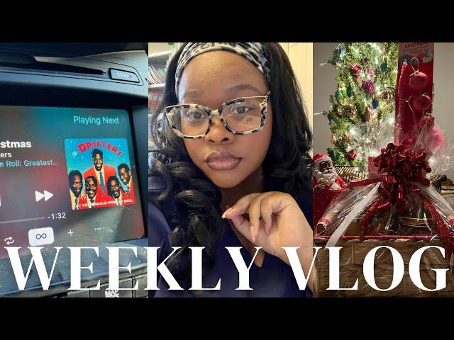 VLOG | SECRET SANTA PREP, A FULL WORK DAY, NEW GLASSES FT. VOOGLAM, CHRISTMAS SHOPPING, COZY EVENING