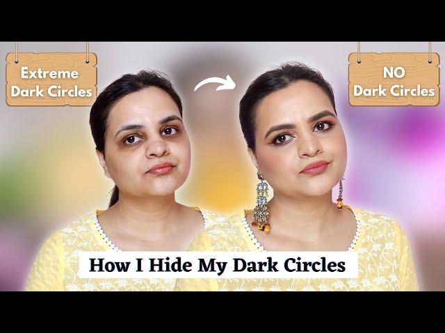 My Current Routine to Hide My Dark Circles Flawlessly || Without colour corrector