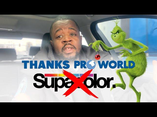 Why I’m No Longer Affiliated With Supacolor… ProWorldInc.com (My Side Of Story)