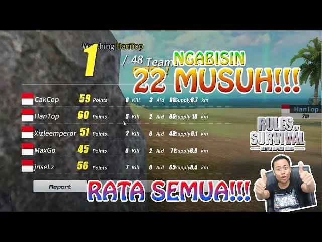 TIM PALING KOMPAK!!!! - Rules of Survival Indonesia