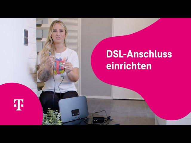 Telekom: DSL-Anschluss schnell und einfach einrichten