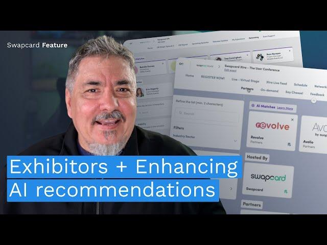 Swapcard Features ️ AI-powered Networking and Personalized Recommendations for Exhibitors