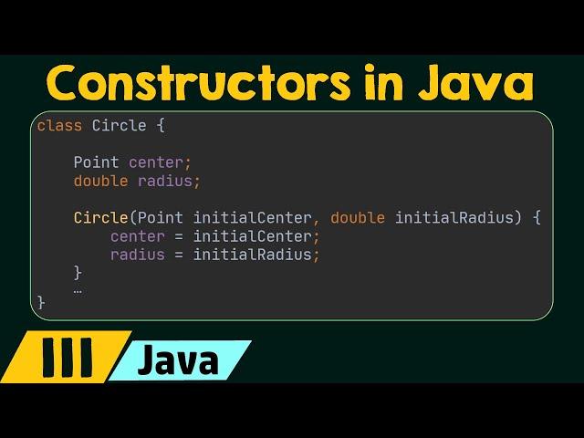 Constructors in Java