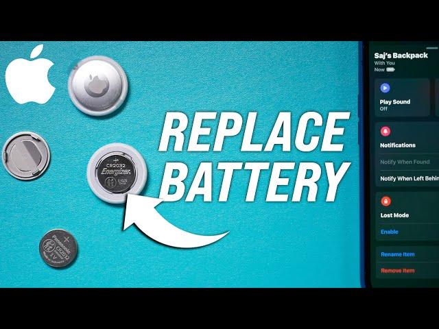 How to Remove and Replace the Battery in AirTag