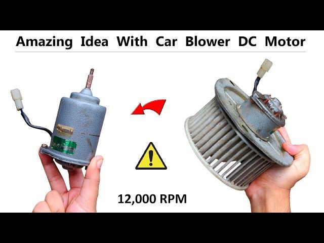 Do Not Throw Away your Car Blower Motor - 12V 22 Amp DC Motor Salvage DIY