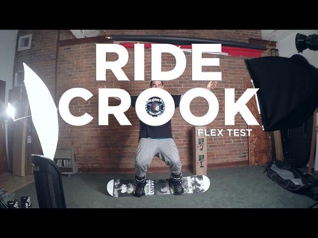 Ride Crook Flex Test - BoardInsiders.com - 2016 Ride Crook Snowboard Test