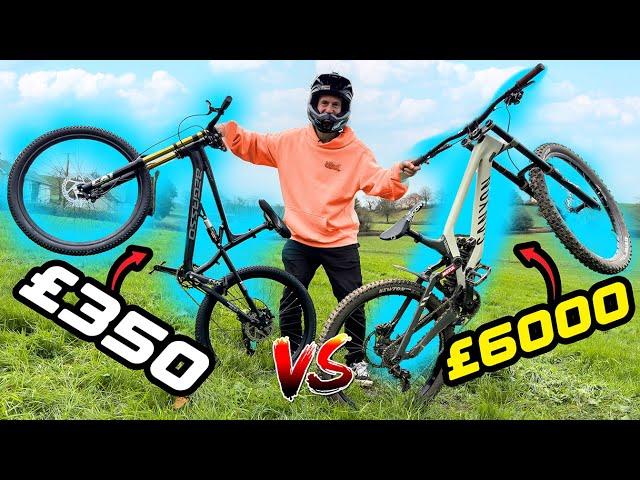 £350 ALIEXPRESS DH BIKE vs PREMIUM £6000 DOWNHILL BIKE!