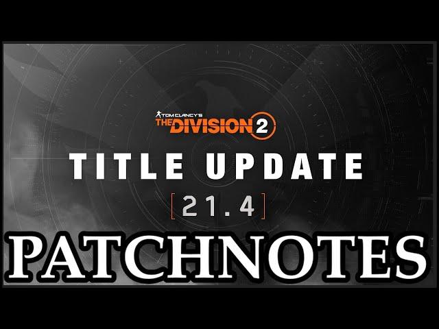 DIVISION 2 - TITEL UPDATE 21.4 - INFRASTRUKTUR & ACCOUNT PROBLEME - DEUTSCH - GERMAN