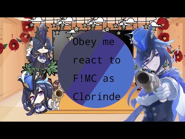 |~| Obey me react to F!MC as Clorinde |~| Short |~| lazy reaction HRLPO |~|