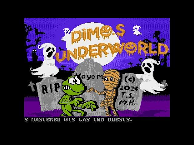 ATARI XL / XE += DIMO´S QUEST : UNDERWORLD += W.I.P  2024