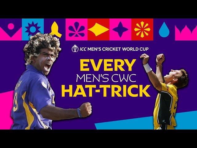 Every Men's Cricket World Cup hat-trick ️️️