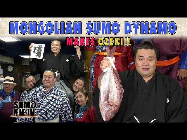 THE ROAD TO OZEKI FOR MONGOLIAN SUMO WRESTLER KIRIBAYAMA