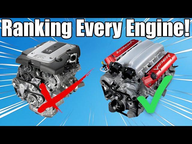 Ranking Every Engine Sound EVER!