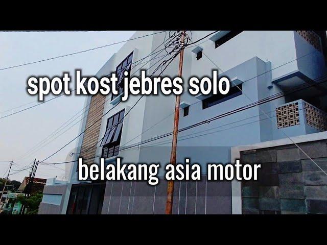 KOST JEBRES BELAKANG ASIA MOTOR solo walking Indonesia