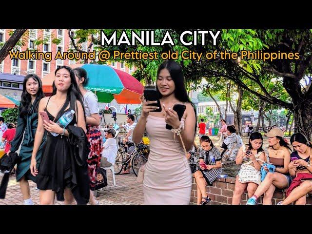 MANILA CITY  Walking  @ Prettiest Old City of the Philippines Intramuros a World Heritage Site